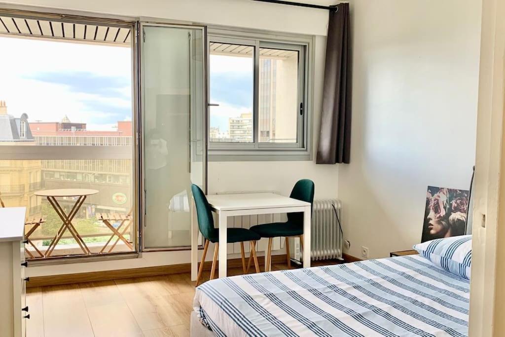 Cosy Studio Balcon Paris Montparnasse Exteriör bild